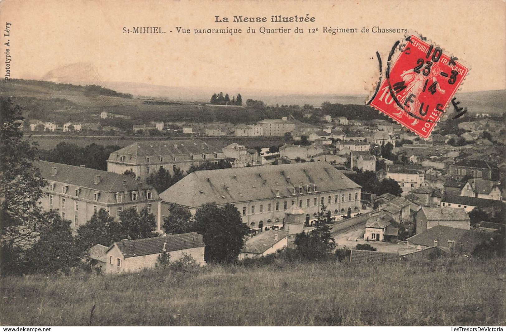 FRANCE - St Mihiel - Vue Panoramique Du Quartier Du 12 ème Régiment De Chasseurs - Carte Postale Ancienne - Saint Mihiel