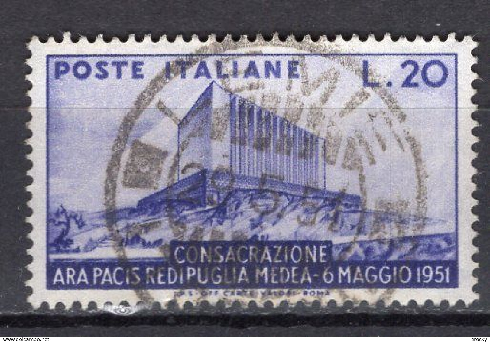 Y3390 - ITALIA Ss N°656 - ITALIE Yv N°594 - 1946-60: Oblitérés