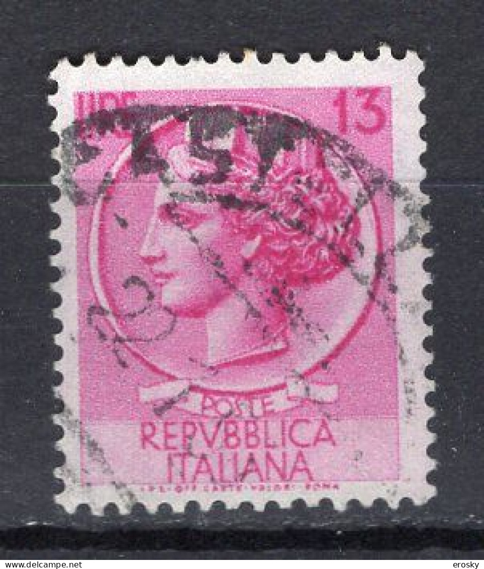 Y3470 - ITALIA Ss N°713 - ITALIE Yv N°650A - 1946-60: Afgestempeld
