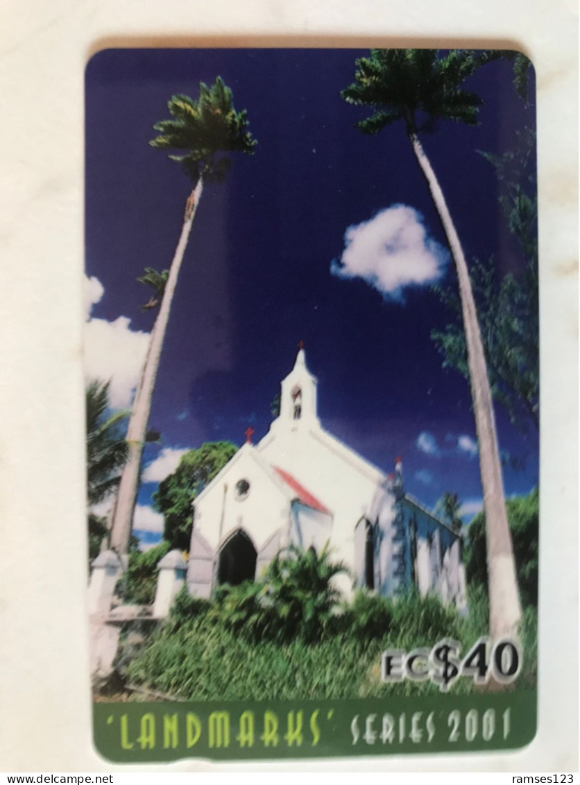 ST LUCIA  CHURCH  SERIES 2001   337CSLE - Sainte Lucie