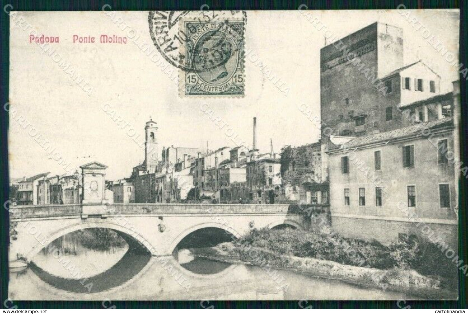 Padova Città Ponte Molino Alterocca 24500 Cartolina RB9747 - Padova