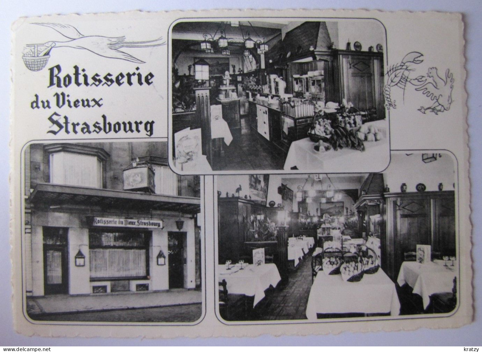 BELGIQUE - BRUXELLES - La Rotisserie Du Vieux Strasbourg - Boul. Du Jardin Botanique - Cafés, Hôtels, Restaurants