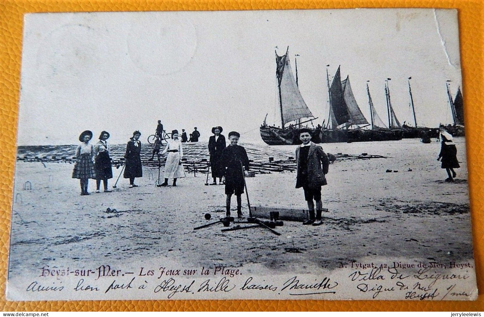 HEIST - HEYST  -   Strandspelen  -  Les Jeux Sur La Plage  -  1904 - Westende