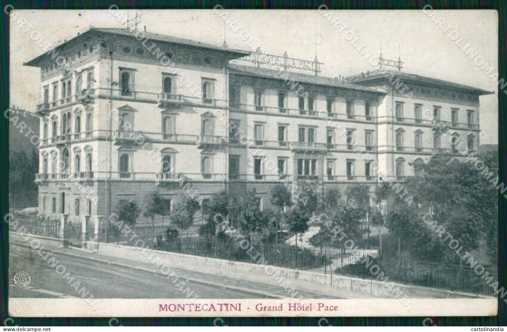 Pistoia Montecatini Hotel La Pace Alterocca 4046 Cartolina WX1941 - Pistoia