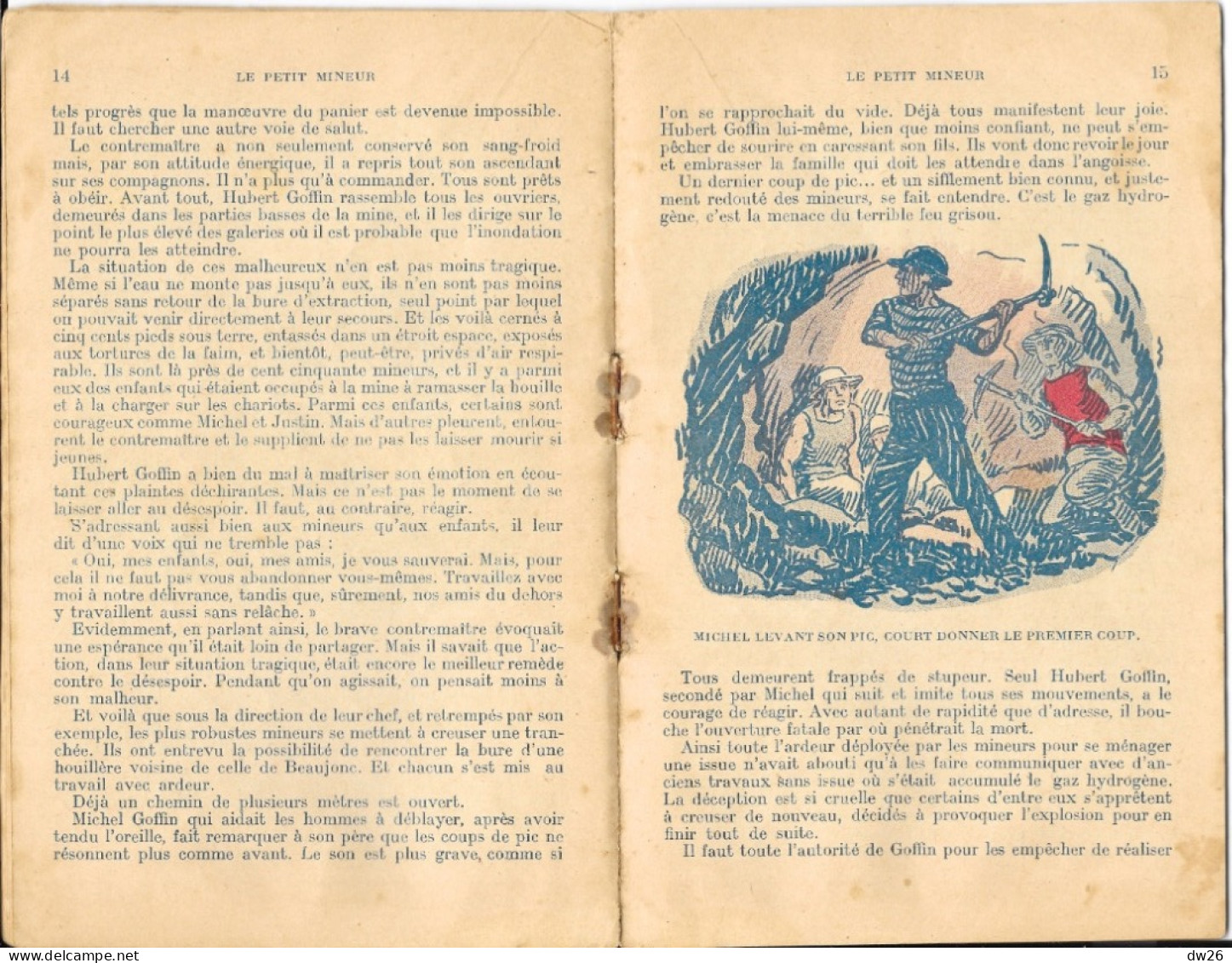 Librairie Larousse - Les Livres Roses Pour La Jeunesse 1923, N° 324: Le Petit Mineur Par Henri Pellier - Autres & Non Classés