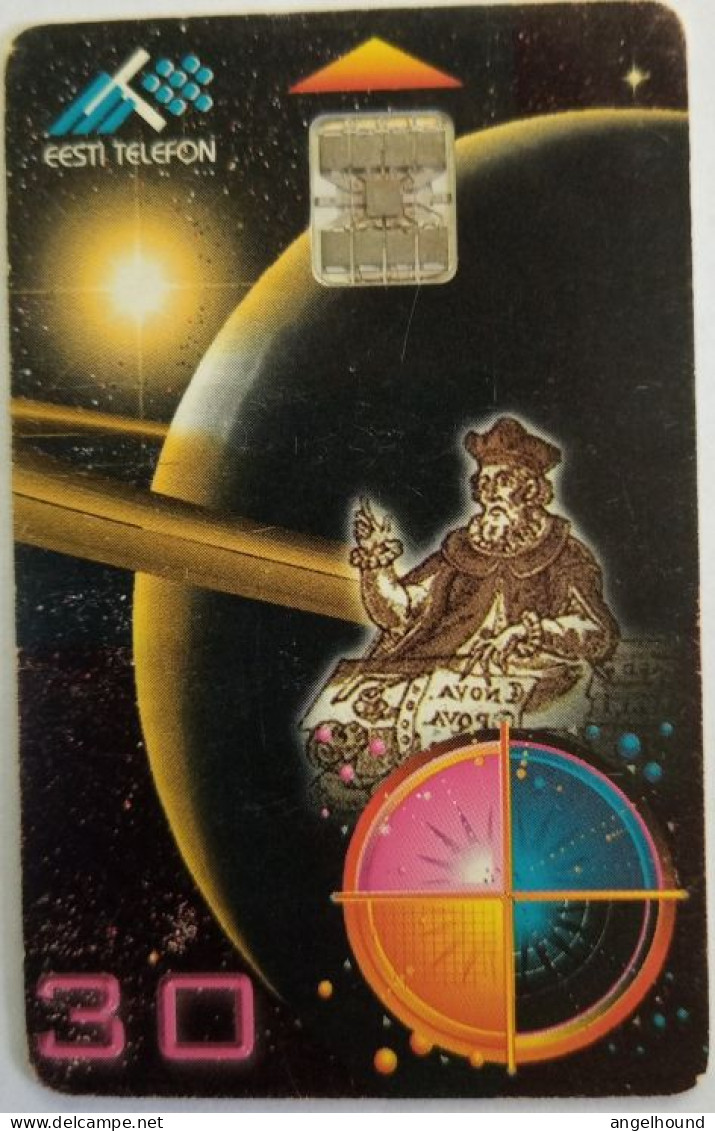 Estonia 30 Kr. Chip Card - Universe - Estonie