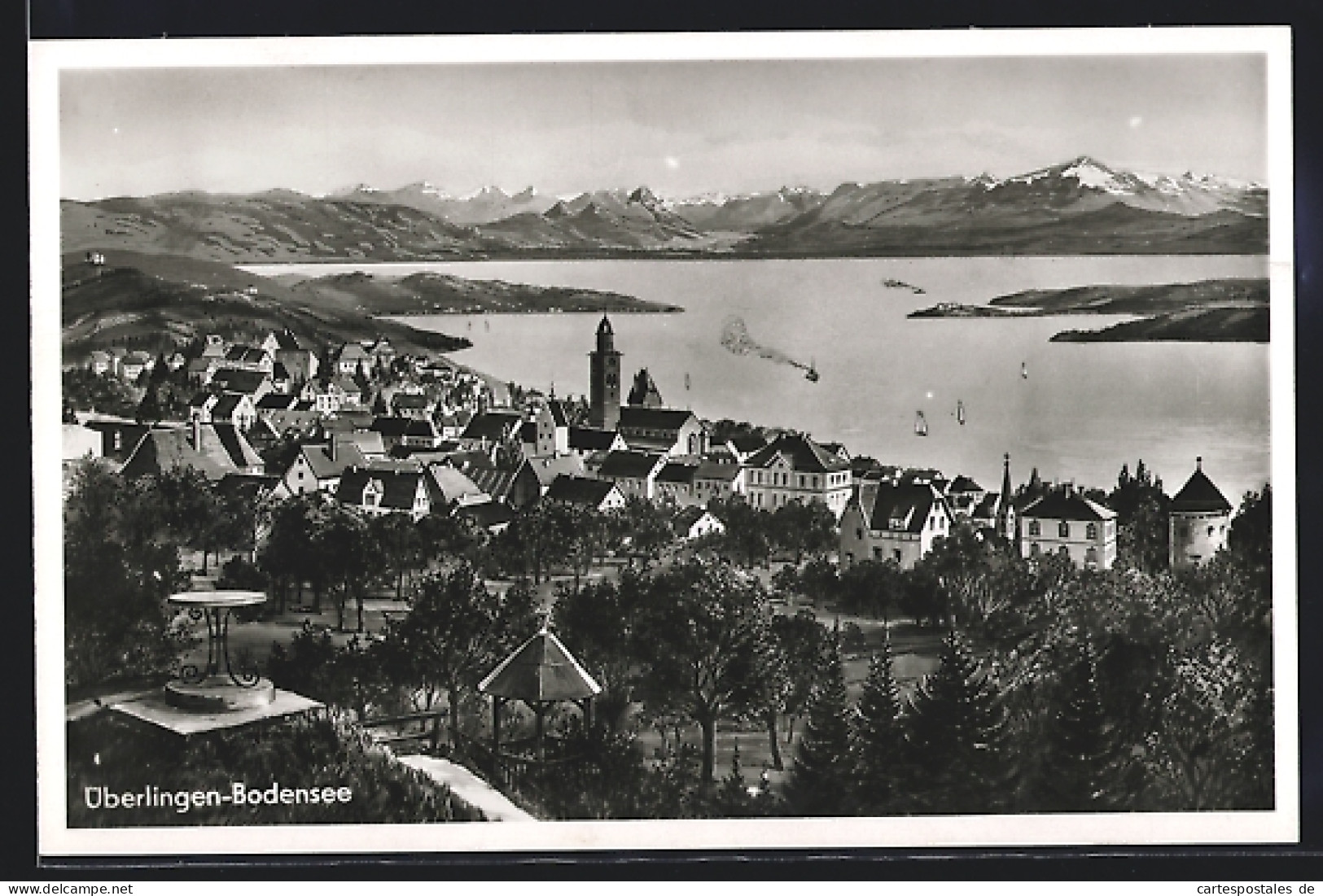 AK Überlingen Am Bodensee, Totalansicht  - Überlingen