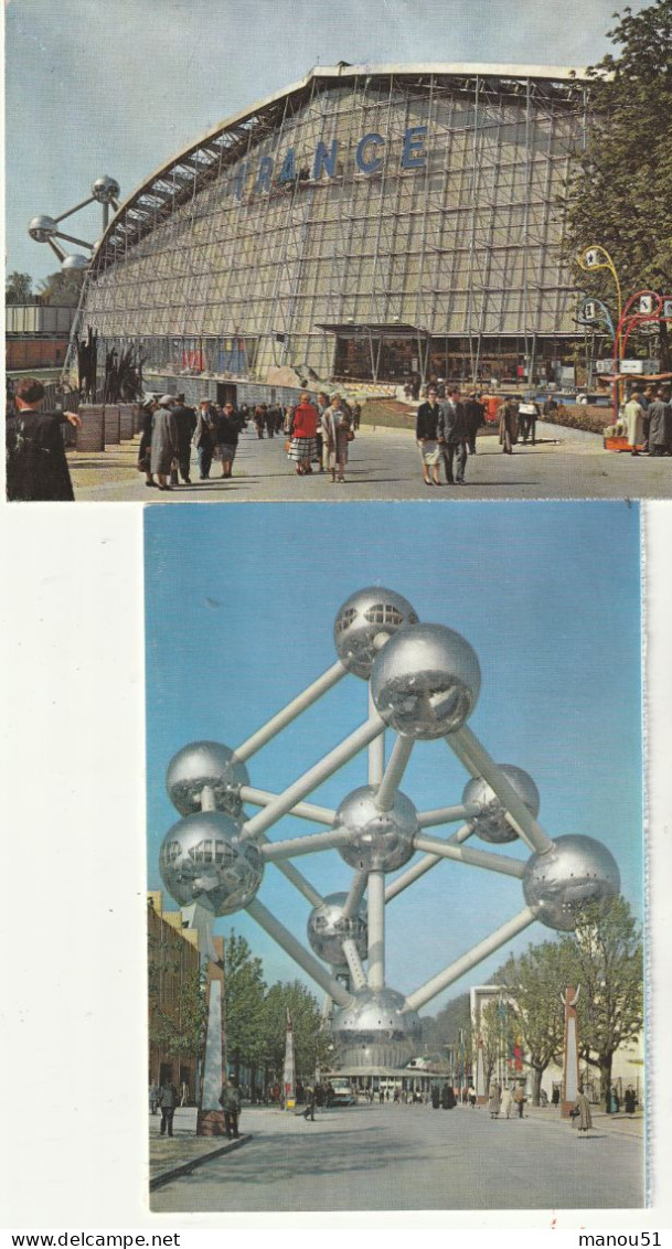 BRUXELLES - Exposition Universelle 1958 - Lot De 10 CP - Weltausstellungen