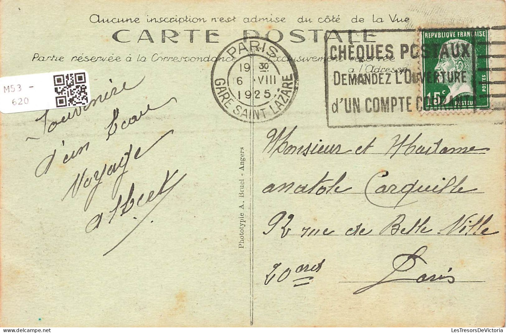 FRANCE - Ploumanach - Vue Générale - Rochers étranges - La Cèpe - A B - Carte Postale Ancienne - Ploumanac'h