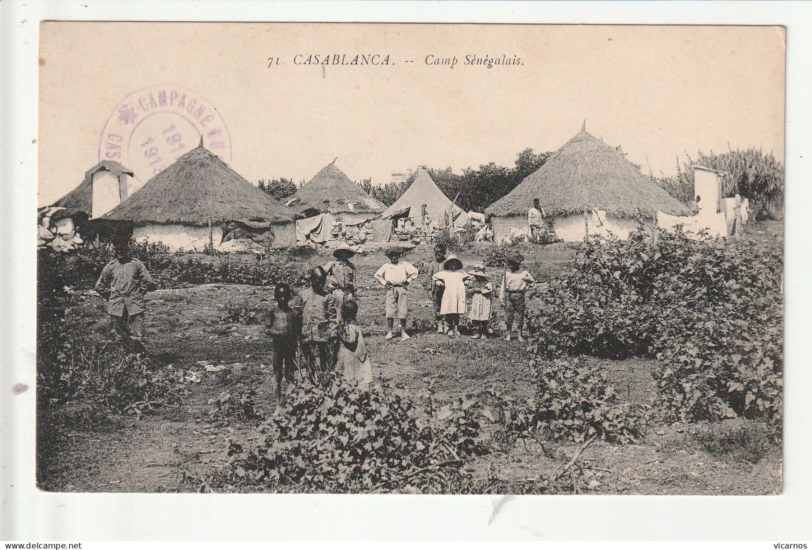 CP MAROC CASABLANCA Camp Senegalais - Casablanca