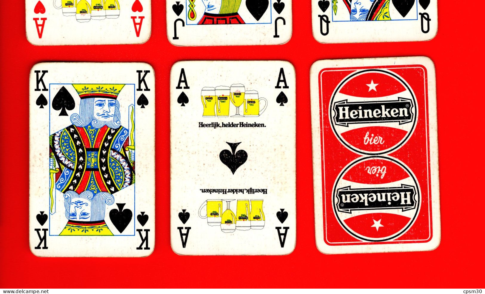 JEU De Cartes, HEINEKEN, 17 Cartes - 32 Cartas