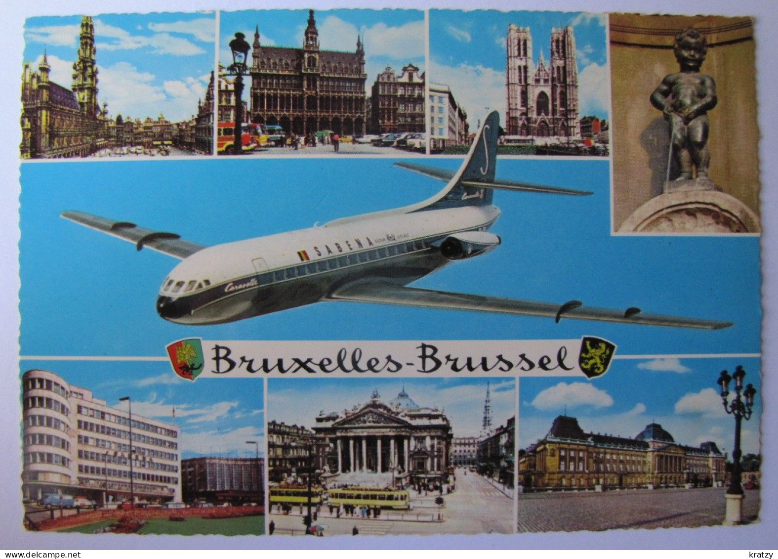 BELGIQUE - BRUXELLES - Vues - Mehransichten, Panoramakarten