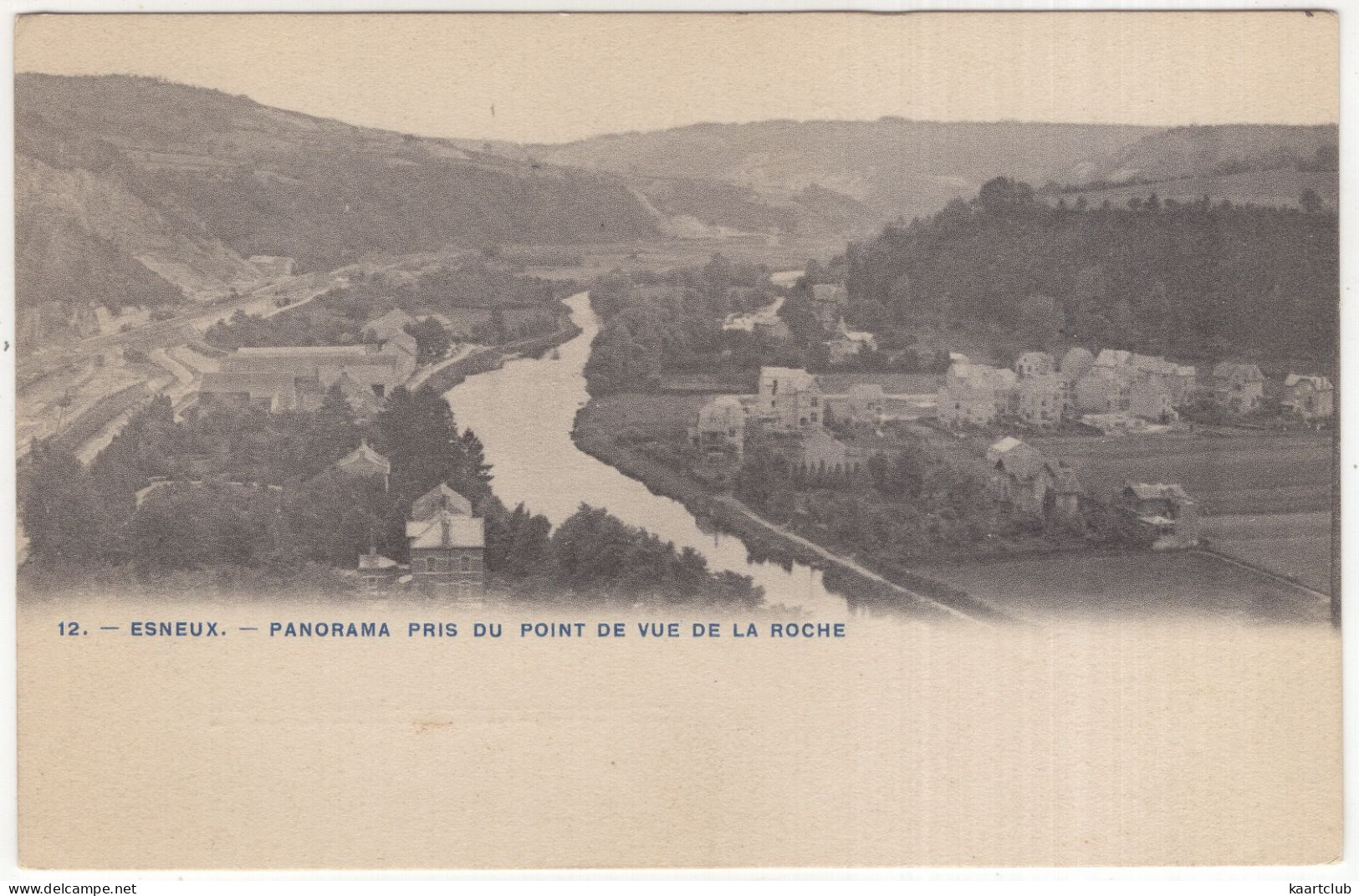 12. - Esneux - Panorama Pris Du Point De Vue De La Roche.  (Belgique/België) - Esneux