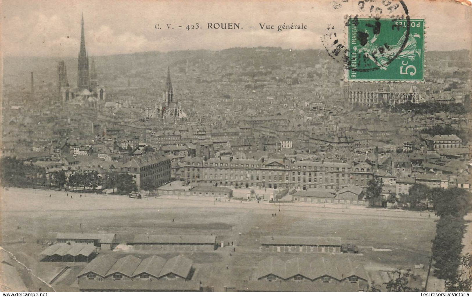 FRANCE - Rouen - Vue Générale De La Ville - Carte Postale Ancienne - Rouen