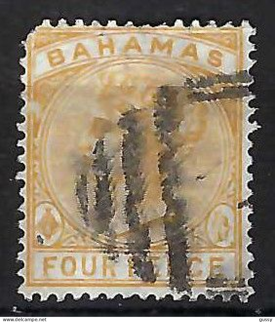 BAHAMAS Ca.1884-90: Le Y&T 20 Obl. - 1859-1963 Crown Colony