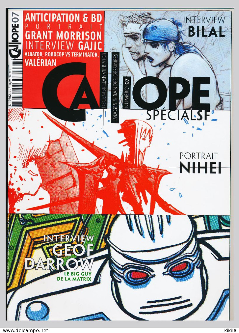 CALLIOPE N° 7 Décembre 2003 Janvier Images Et Bandes Dessinées Anticipation & BD  Portraits Grant Morrison Albator,   * - Autre Magazines