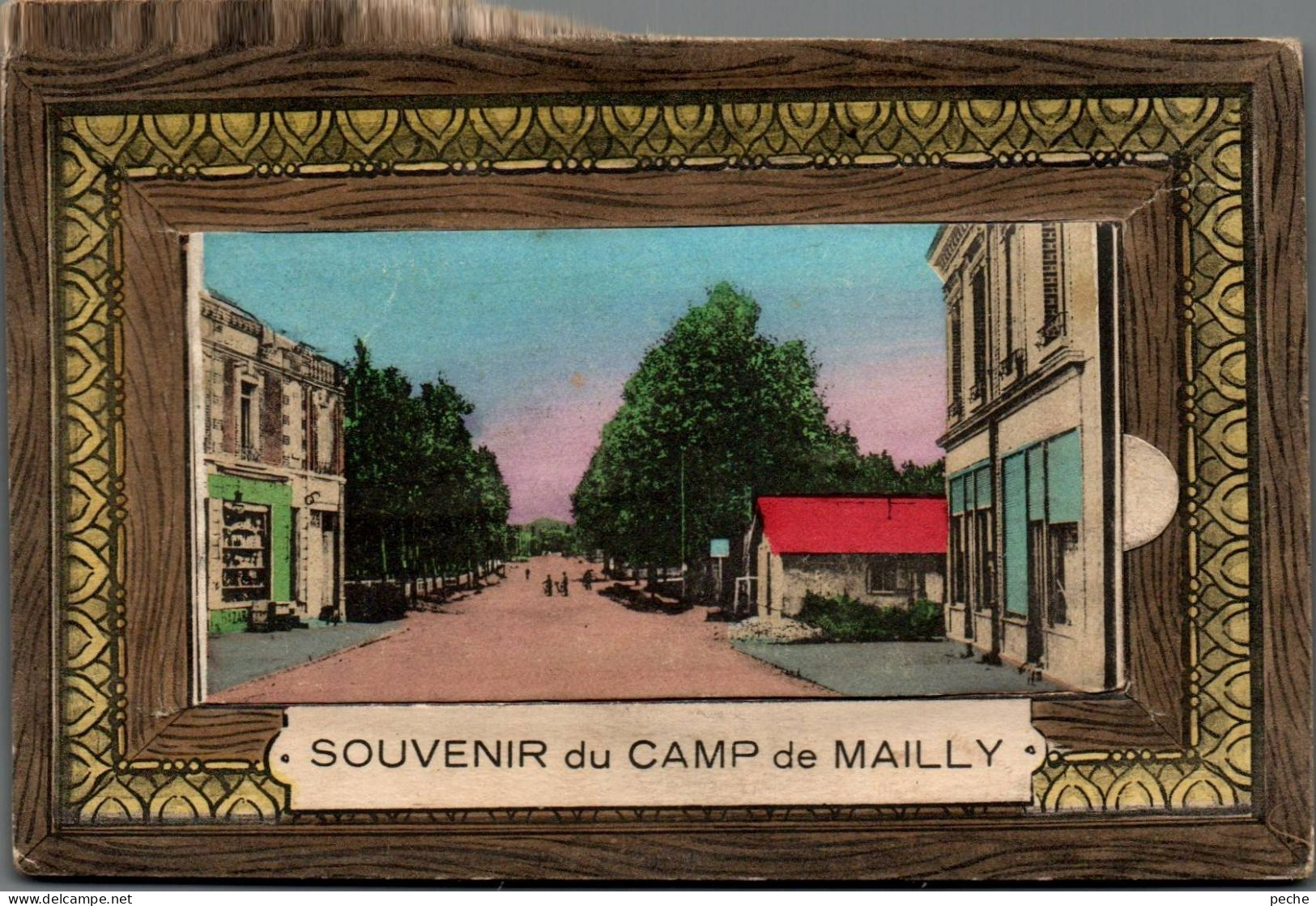 N°222 W -cpa à Système -souvenir Du Camp De Mailly- - Cartoline Con Meccanismi