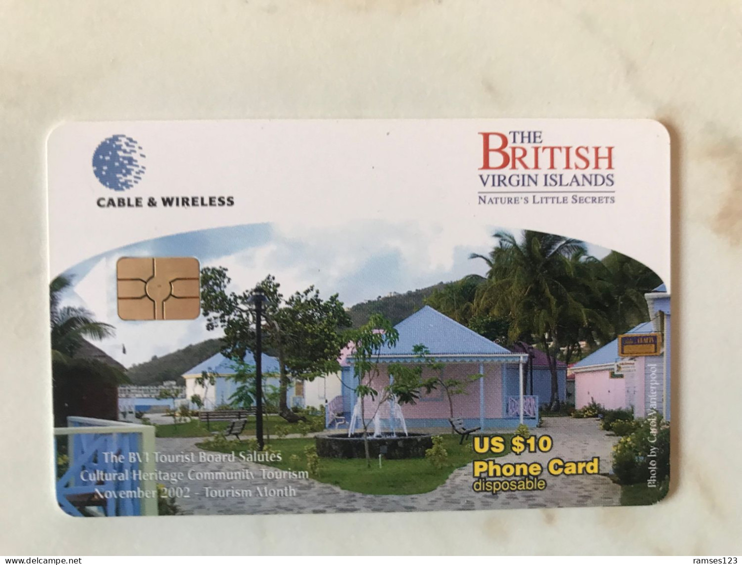 BVI    CHIP  CARD - Jungferninseln (Virgin I.)