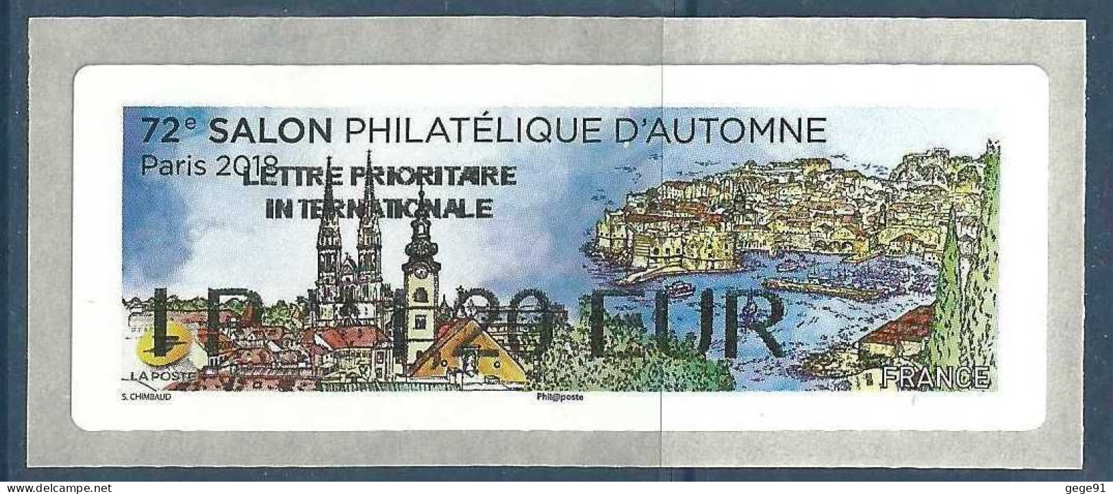 Vignette De Distributeur LISA - ATM - Croatie - 2010-... Illustrated Franking Labels