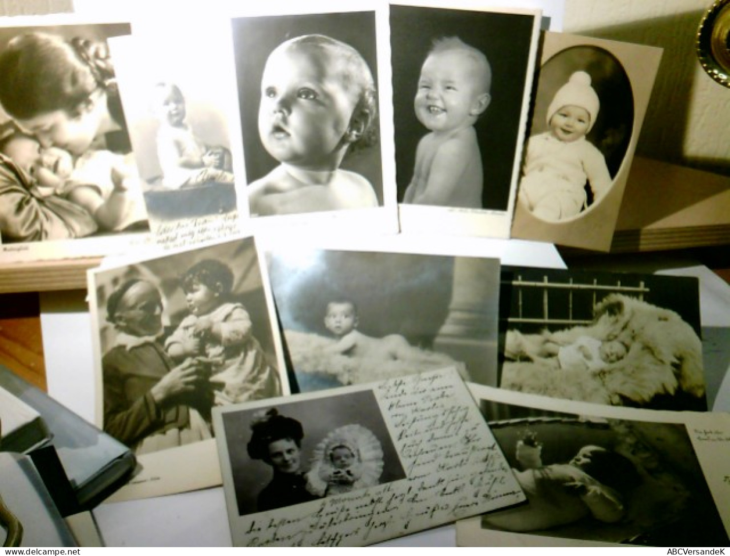 Nostalgie / Vintage. Kleinkinder / Baby Fotografie. Konvolut. 10 X Alte Ansichtskarte / Postkarte S/w, Ungel. - Ohne Zuordnung
