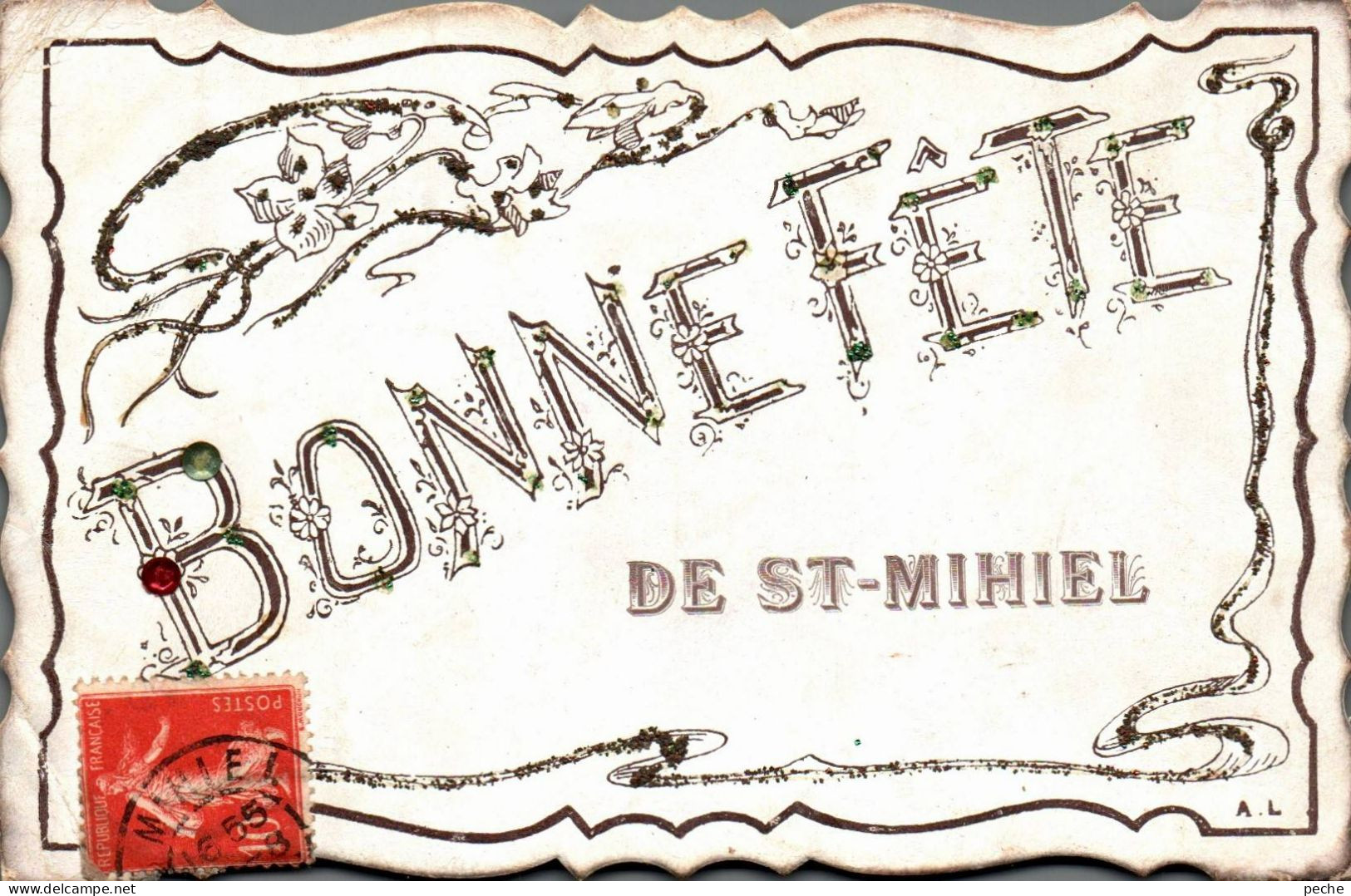 N°225 W -cpa Bonne Fête De St Mihiel - Saint Mihiel