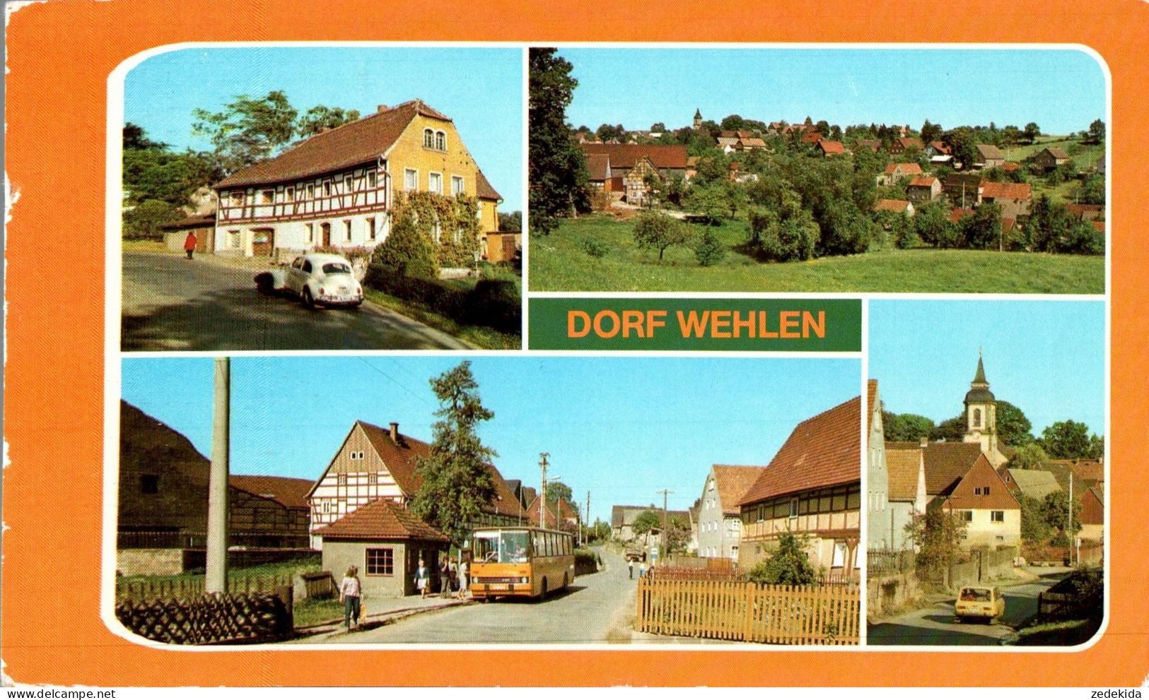 H1292 - Dorf Wehlen - Ikarus Omnibus - Bild Und Heimat Reichenbach - Wehlen