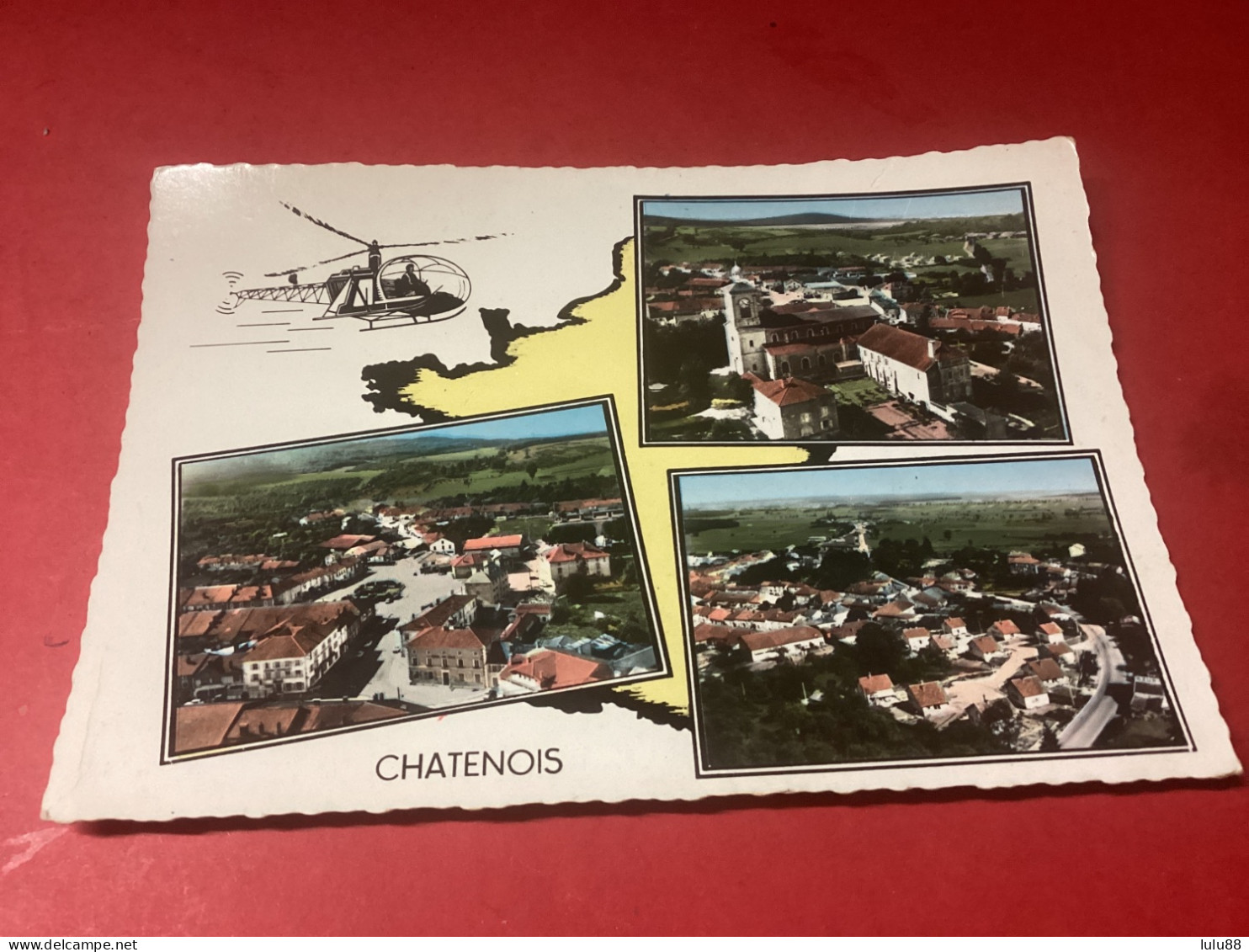 CHATENOIS Multivues. Hélicoptère  FRAIS DE PORT OFFERT - Chatenois