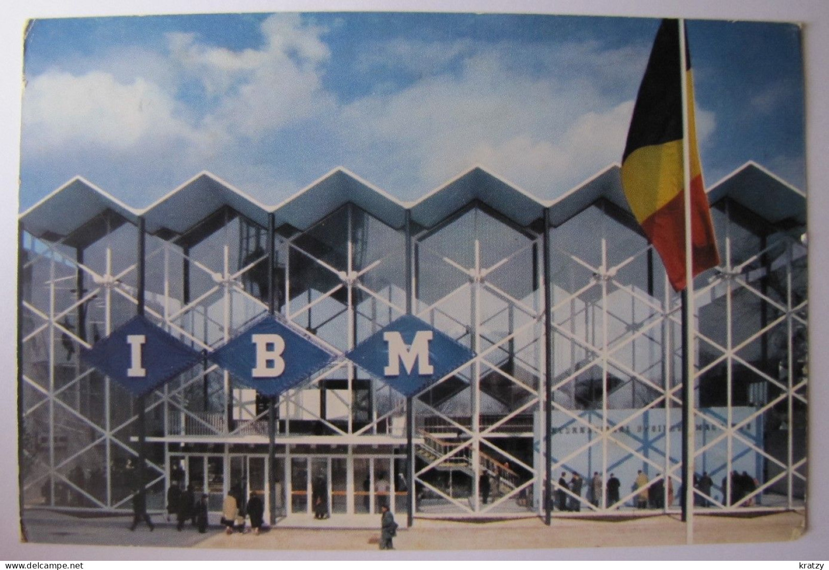 BELGIQUE - BRUXELLES - Exposition Universelle De 1958 - Le Pavillon IBM - Mostre Universali