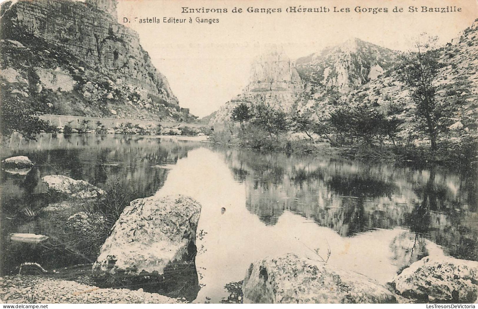 FRANCE - Environs De Ganges - Les Gorges De St Bauzille - Carte Postale Ancienne - Ganges