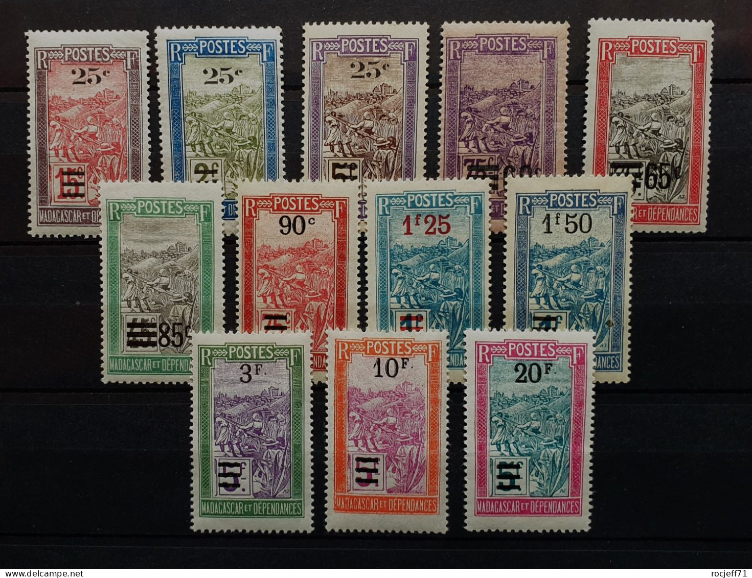 04 - 24 -  Madagascar N°144 à 155 * - MH - Série Complète - Unused Stamps