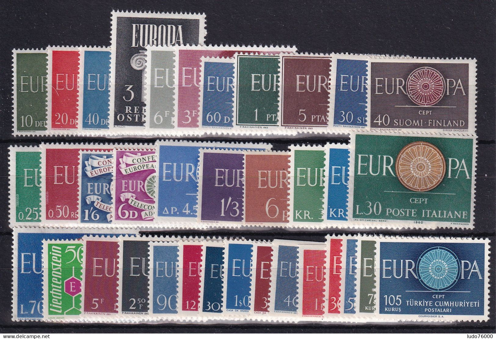 D 787 / EUROPA  ANNEE 1960 COMPLETE NEUF* COTE 205€ - 1960