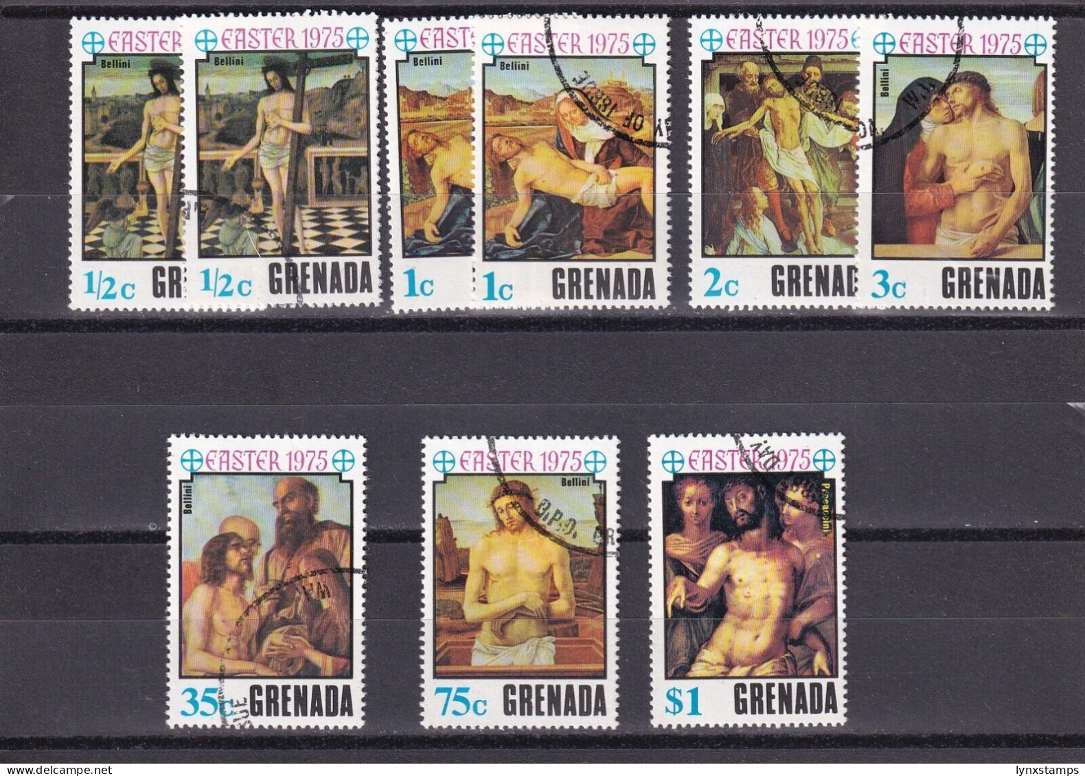 SA06a Grenada 1975 Easter First Day Of Issue Stamps - Grenade (1974-...)
