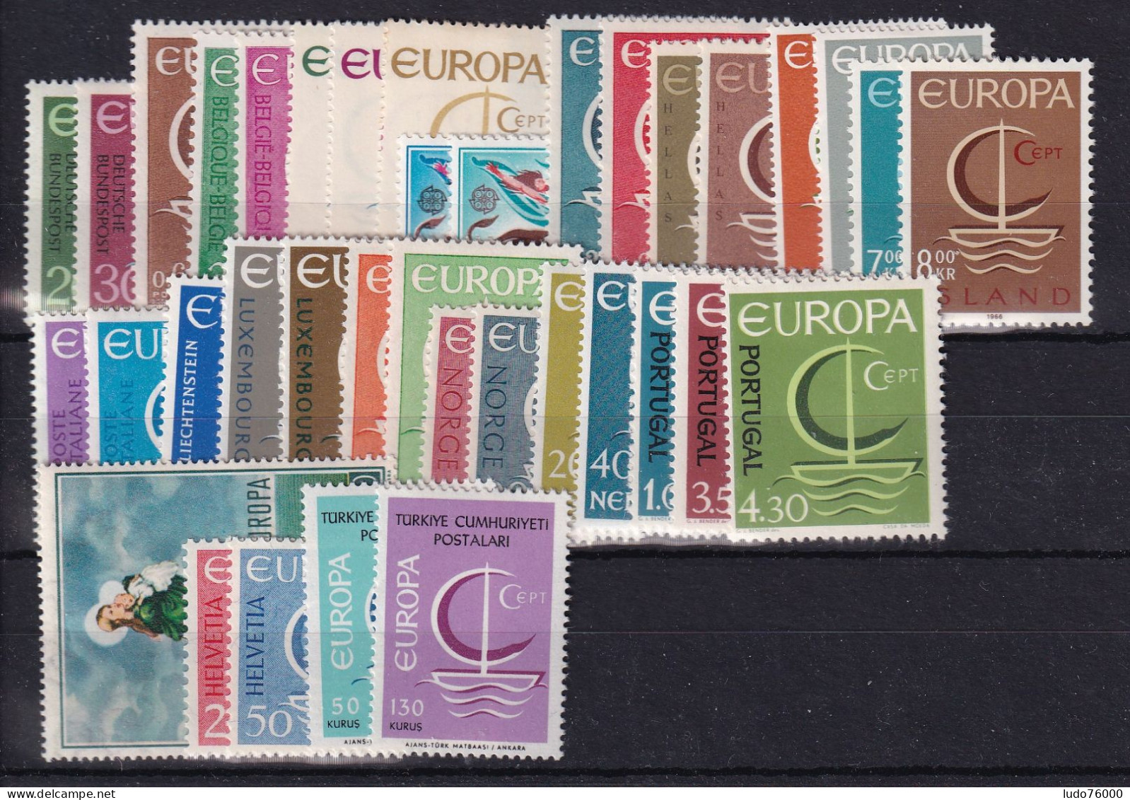 D 787 / EUROPA  ANNEE 1966 COMPLETE NEUF* COTE 61€ - 1965