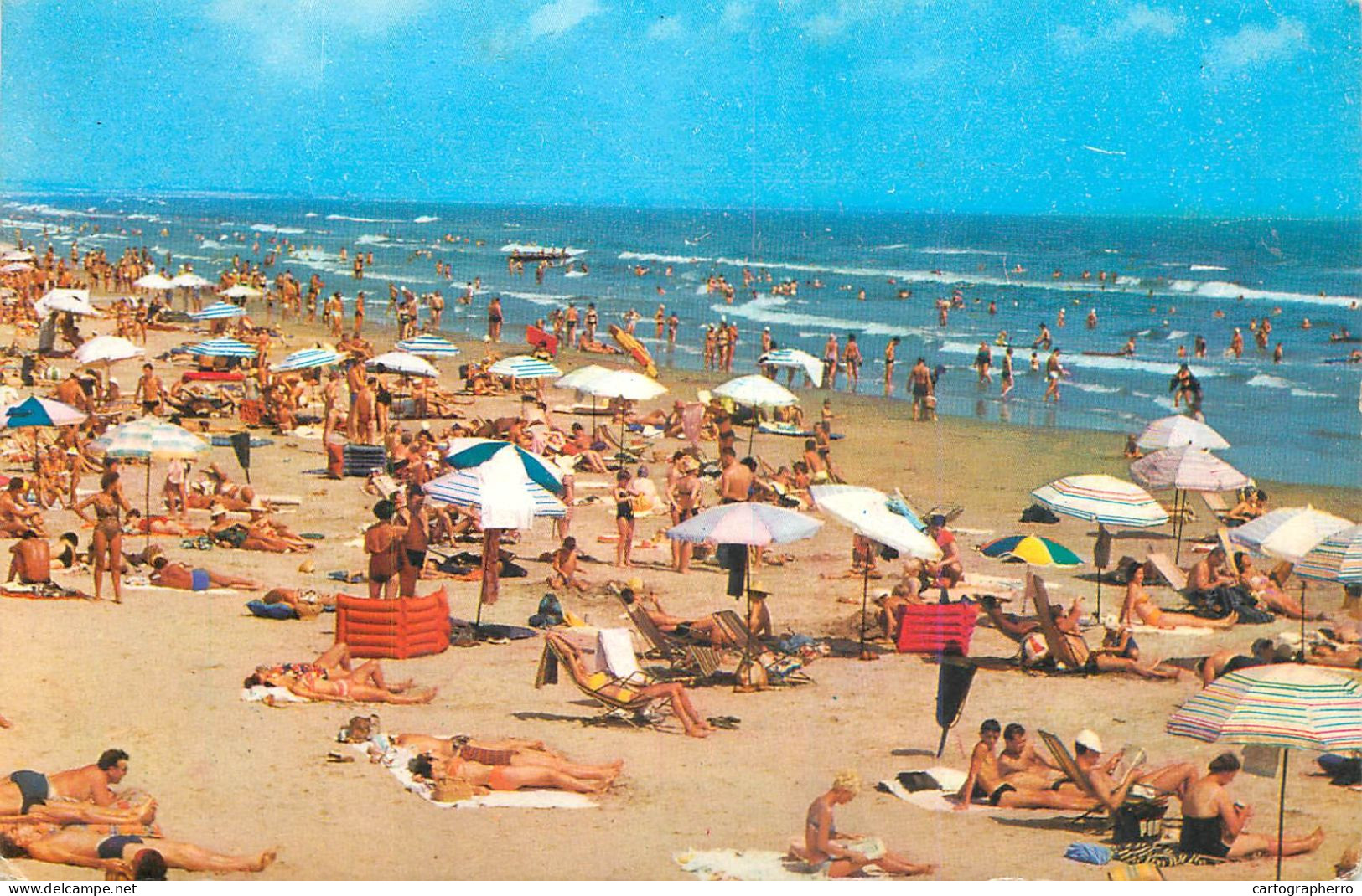 Postcard Romania Mamaia Plaja - Rumänien