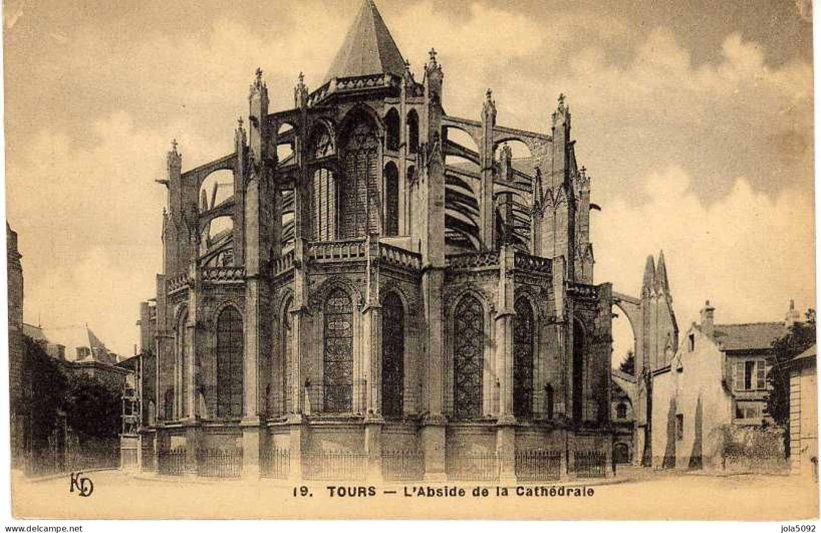 37 - TOURS - L'abside De La Cathédrale - Tours
