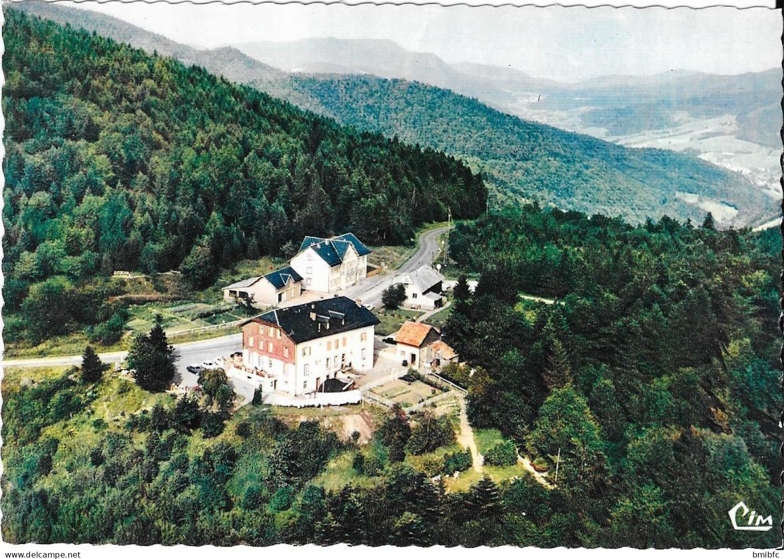 STE-MARIE-aux-MINES - COL De Ste Marie - Vue Générale Des Hôtels Et De La Piscine. Propr : Charles Specht Tél 2.39 - Sainte-Marie-aux-Mines