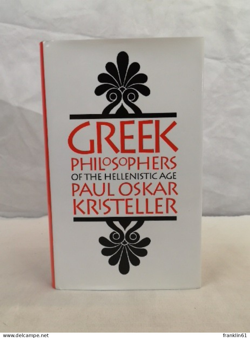 Greek Philosophers Of The Hellenistic Age. - Autres & Non Classés