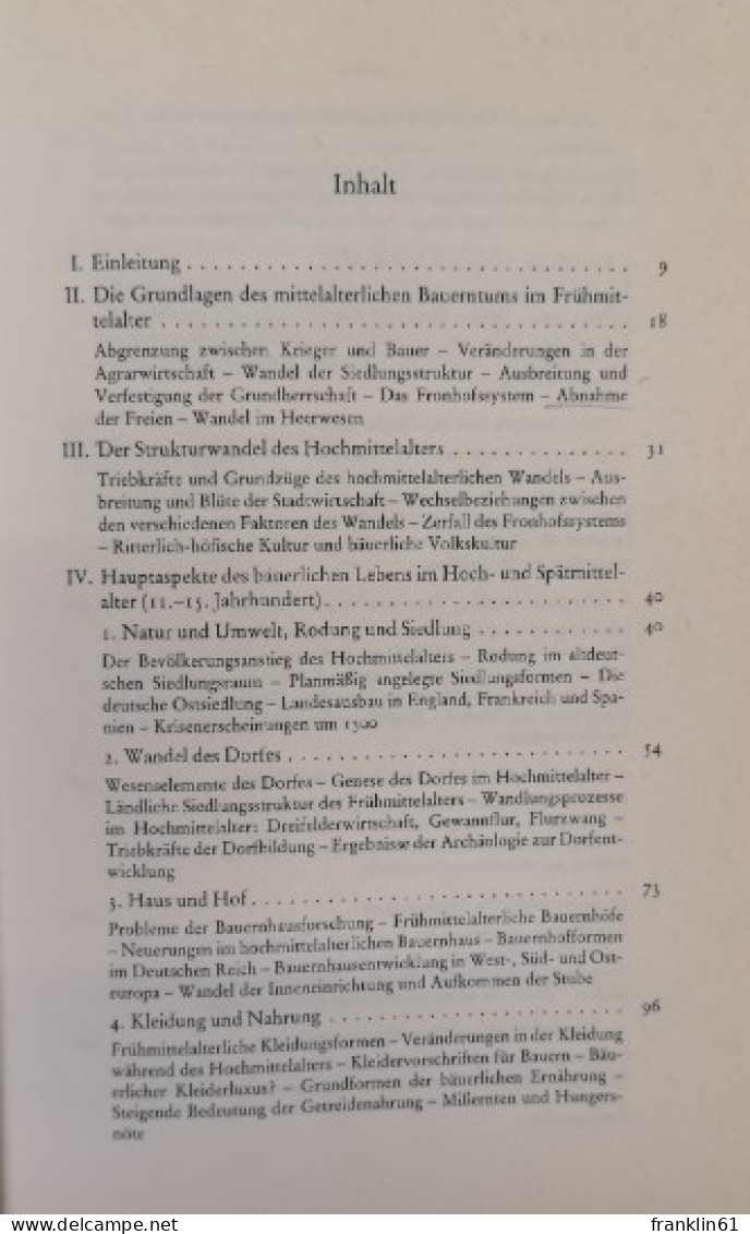 Bauern Im Mittelalter. - 4. 1789-1914