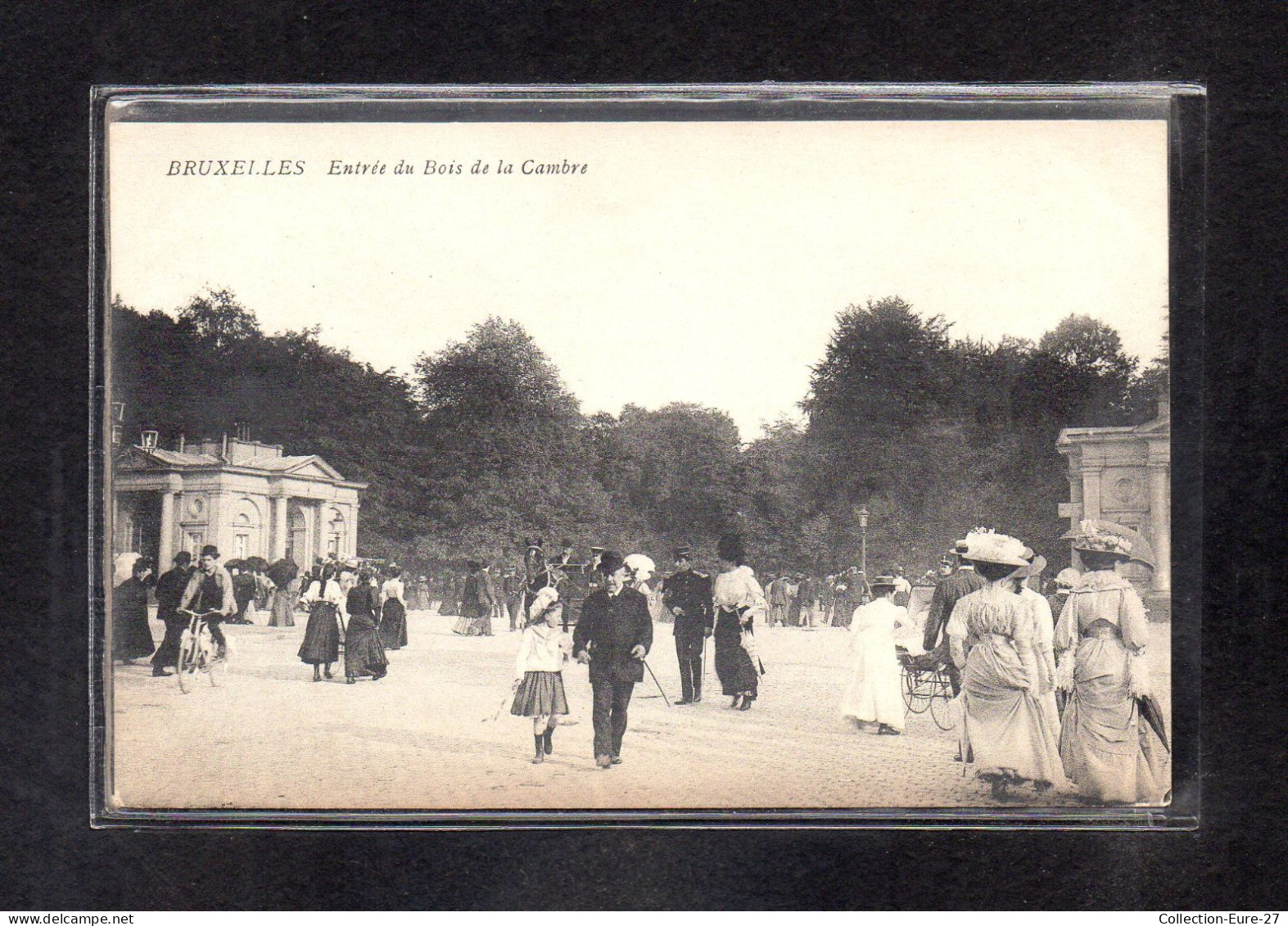 (18/04/24) BELGIQUE-CPA BRUXELLES - ENTREE DU BOIS DE LA CAMBRE - Bosques, Parques, Jardines