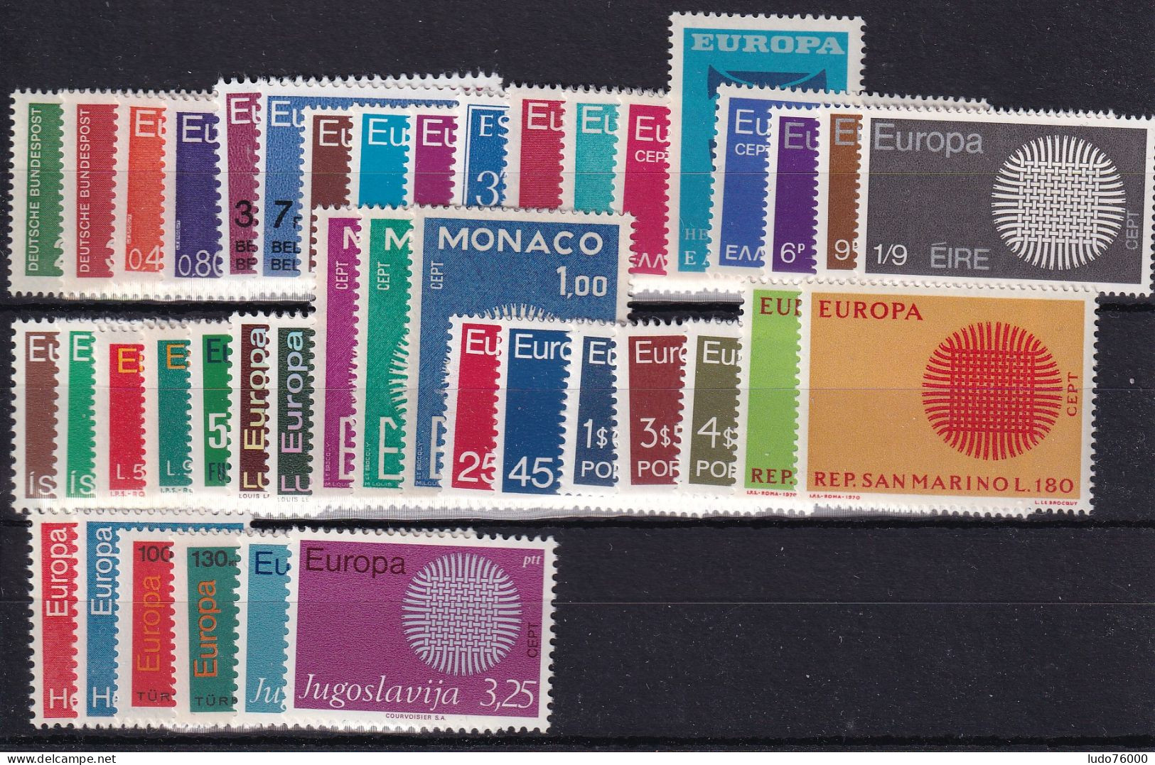 D 787 / EUROPA  ANNEE 1970 COMPLETE NEUF** COTE 103€ - 1970