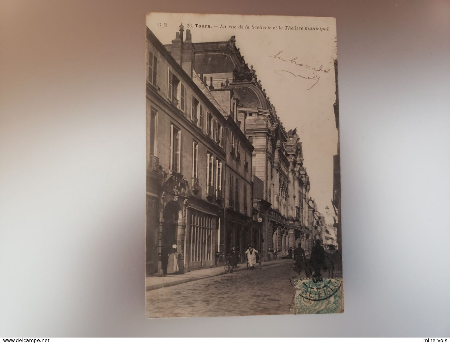 Tours - La Rue De La Scellerie Et Le Theatre Municipal - Tours