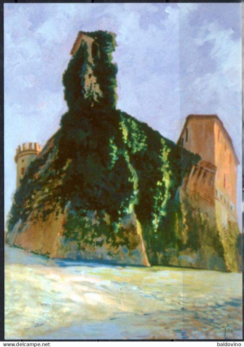 Castello Di Montiano (dipinto Di Giordano Severi 1930) - Cesena