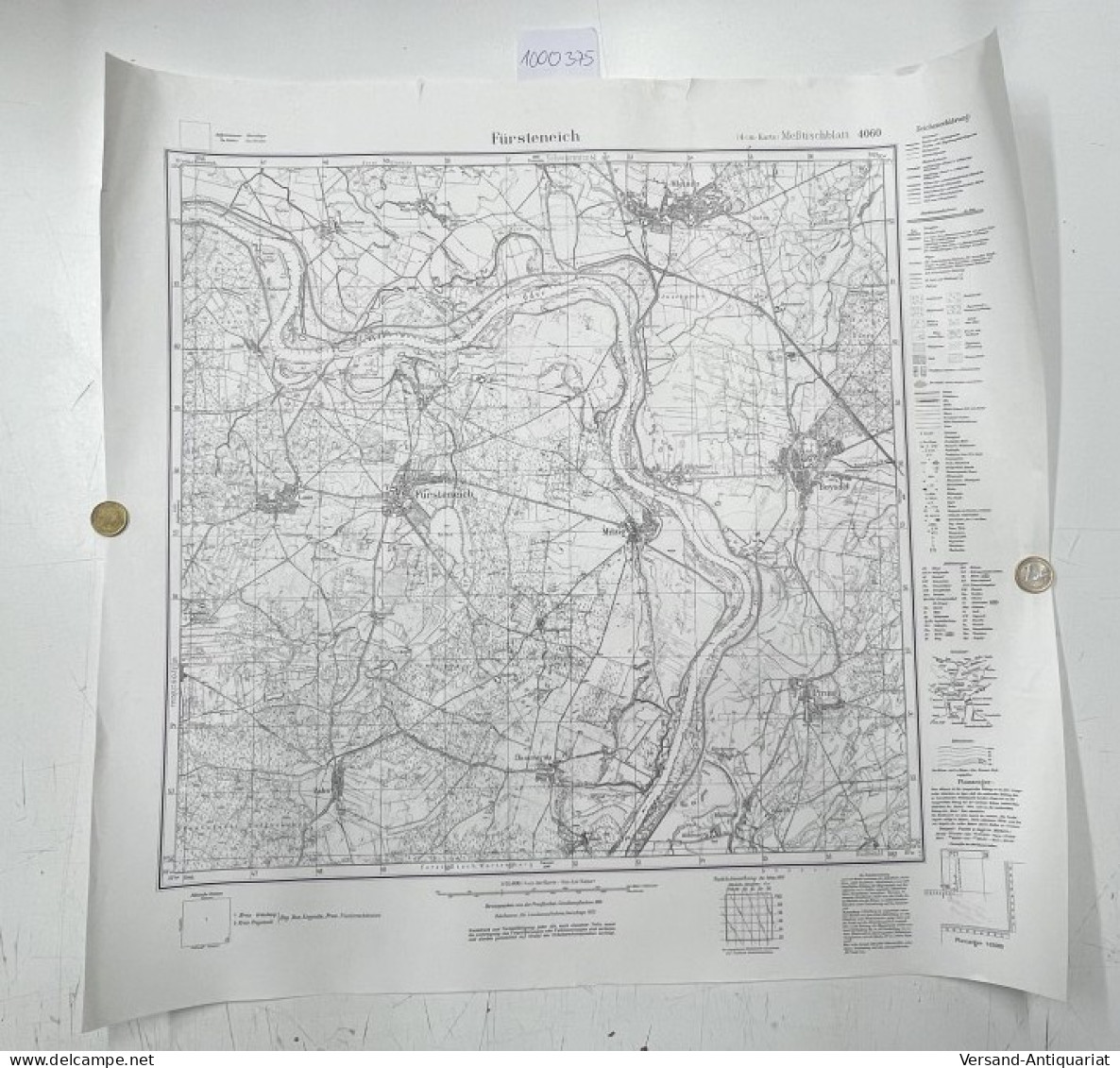 Meßtischblatt - Provinz Niederschlesien : No. 4060 : Fürsteneich : - Altri & Non Classificati