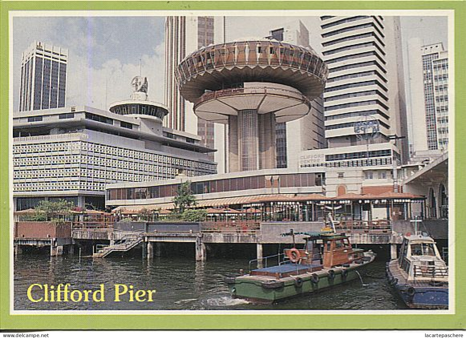 X124028 SINGAPOUR SINGAPORE CLIFFORD PIER THE EVERCHANGING SKYLINE AT SINGAPORE ' S WATERFRONT - Singapour