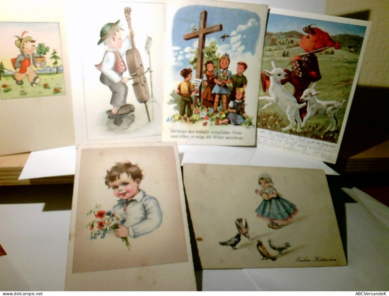 Nostalgie / Vintage. Kinder. Konvolut 6 X Alte Ansichtskarte / Postkarte / Künstlerkarte Farbig, Ungel. U. Ge - Non Classés