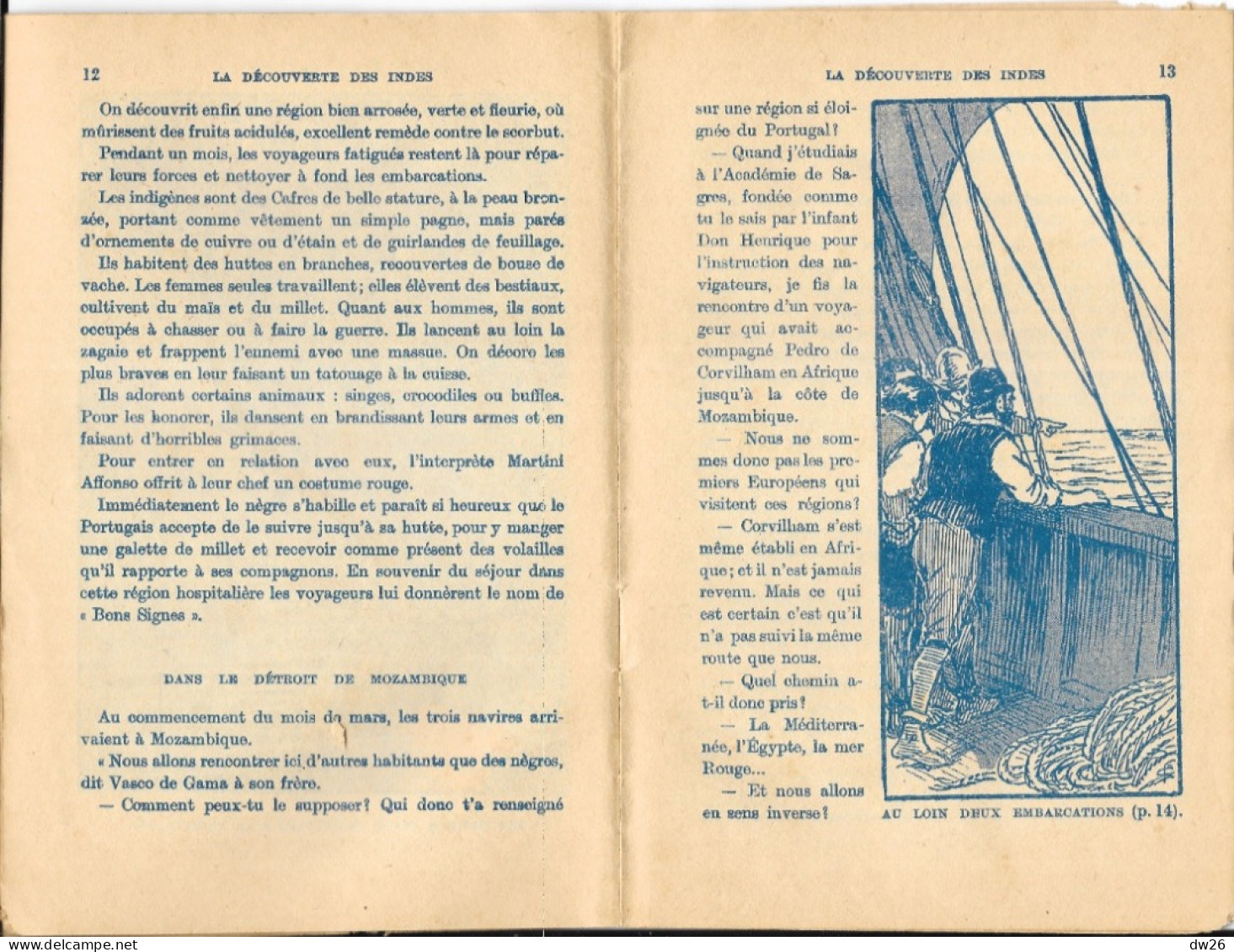 Librairie Larousse - Les Livres Roses Pour La Jeunesse 1932, N° 547: La Découverte Des Indes Par E. Breuil - Autres & Non Classés