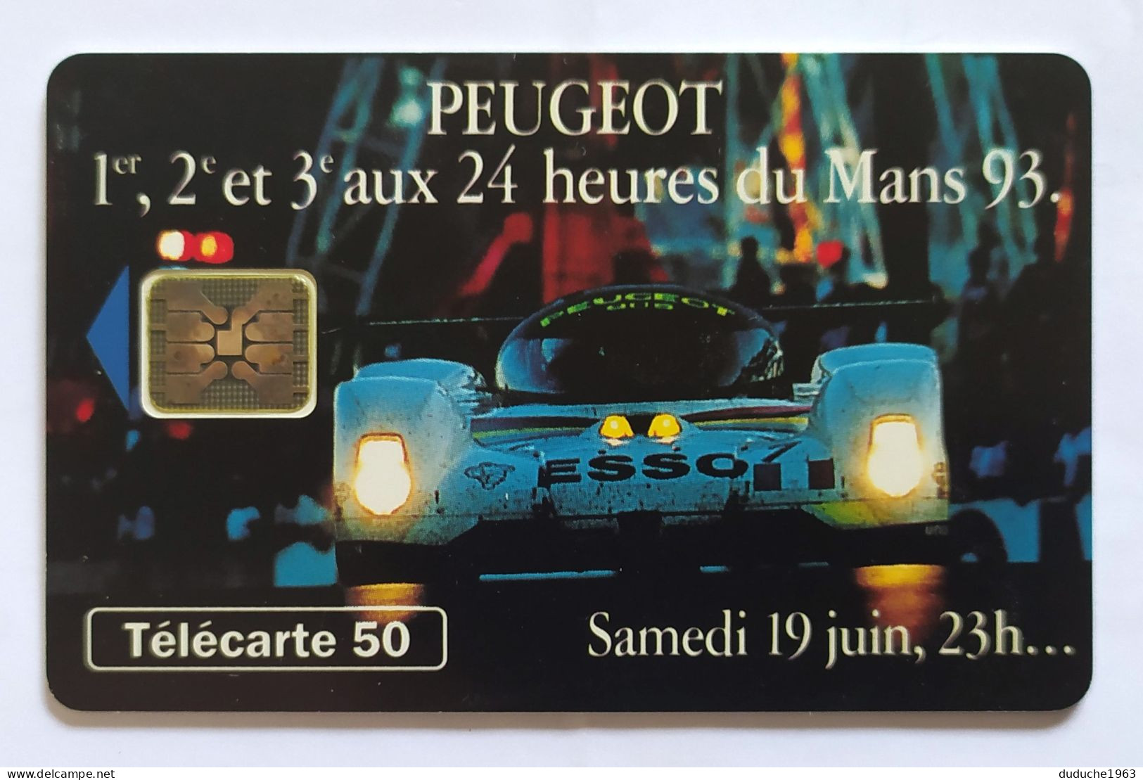 Télécarte France - Peugeot 24 Heures Du Mans - Unclassified