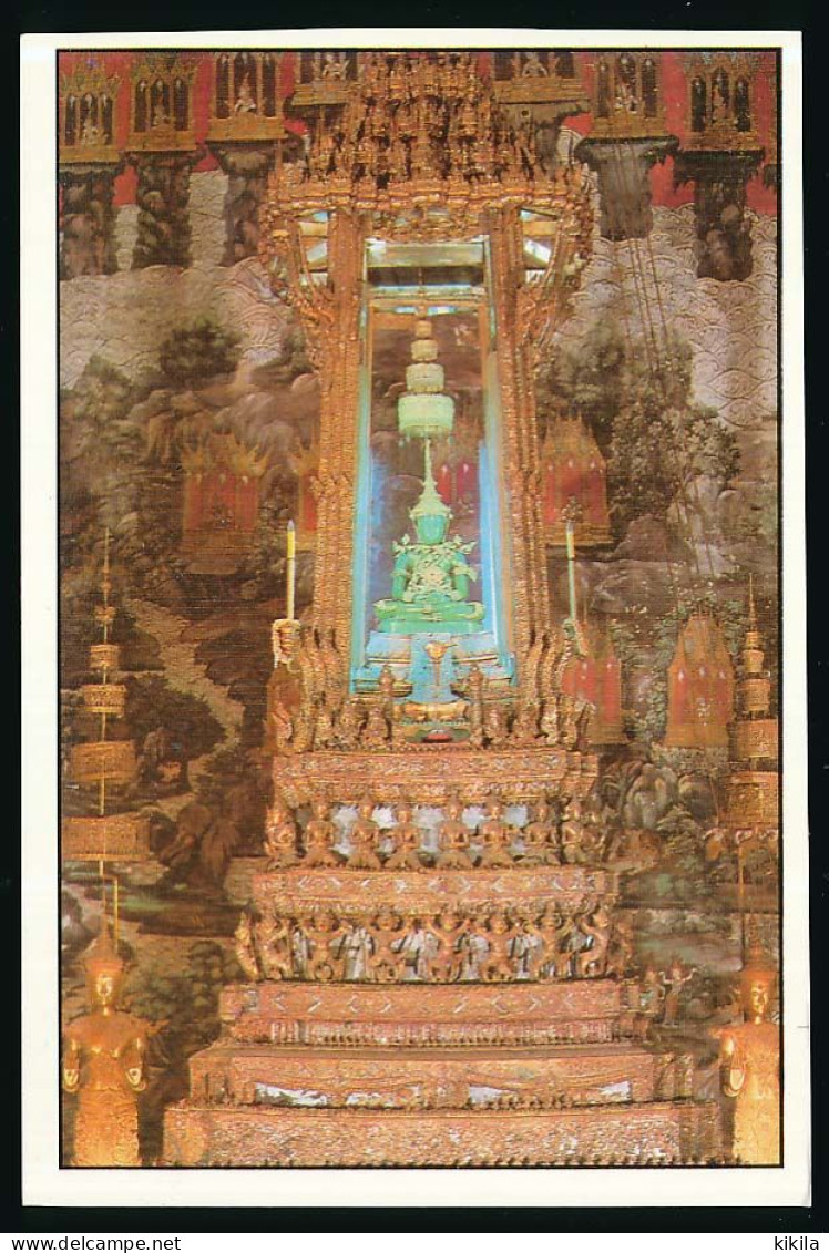 CPSM / CPM 10.5 X 15 Thaïlande (137) Intérieur D'un Temple Bouddha   ...1782...1785... - Thaïlande