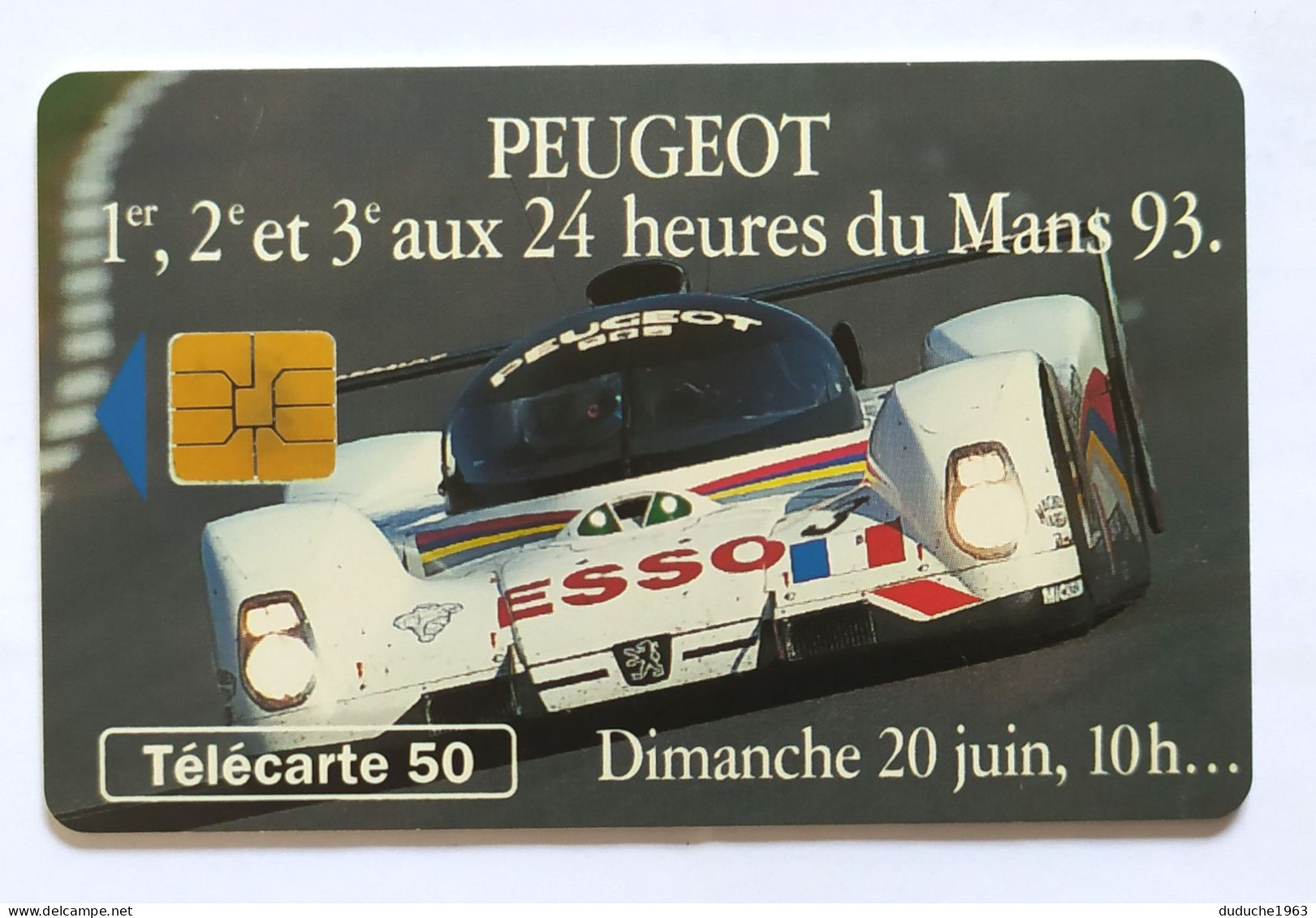 Télécarte France - Peugeot 24 Heures Du Mans - Sin Clasificación