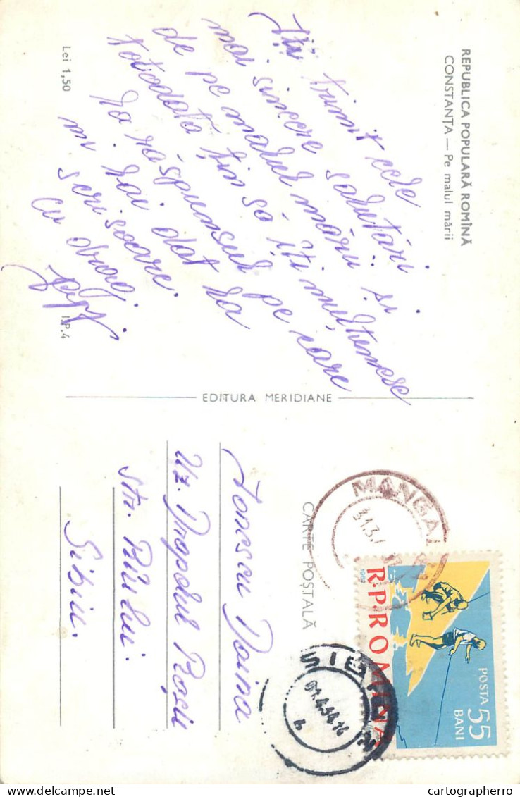 Postcard Romania Constanta Malul Marii - Romania